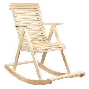 Кресло — качалка, 120х120х60 см, липа