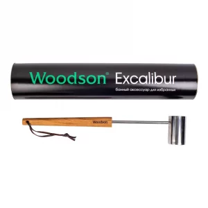Черпак для бани Woodson «Excalibur», 0.28 л, нержавеющая сталь, 57 см