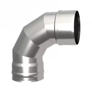 Отвод 90*, 115, AISI 430/0,5мм, h=240мм